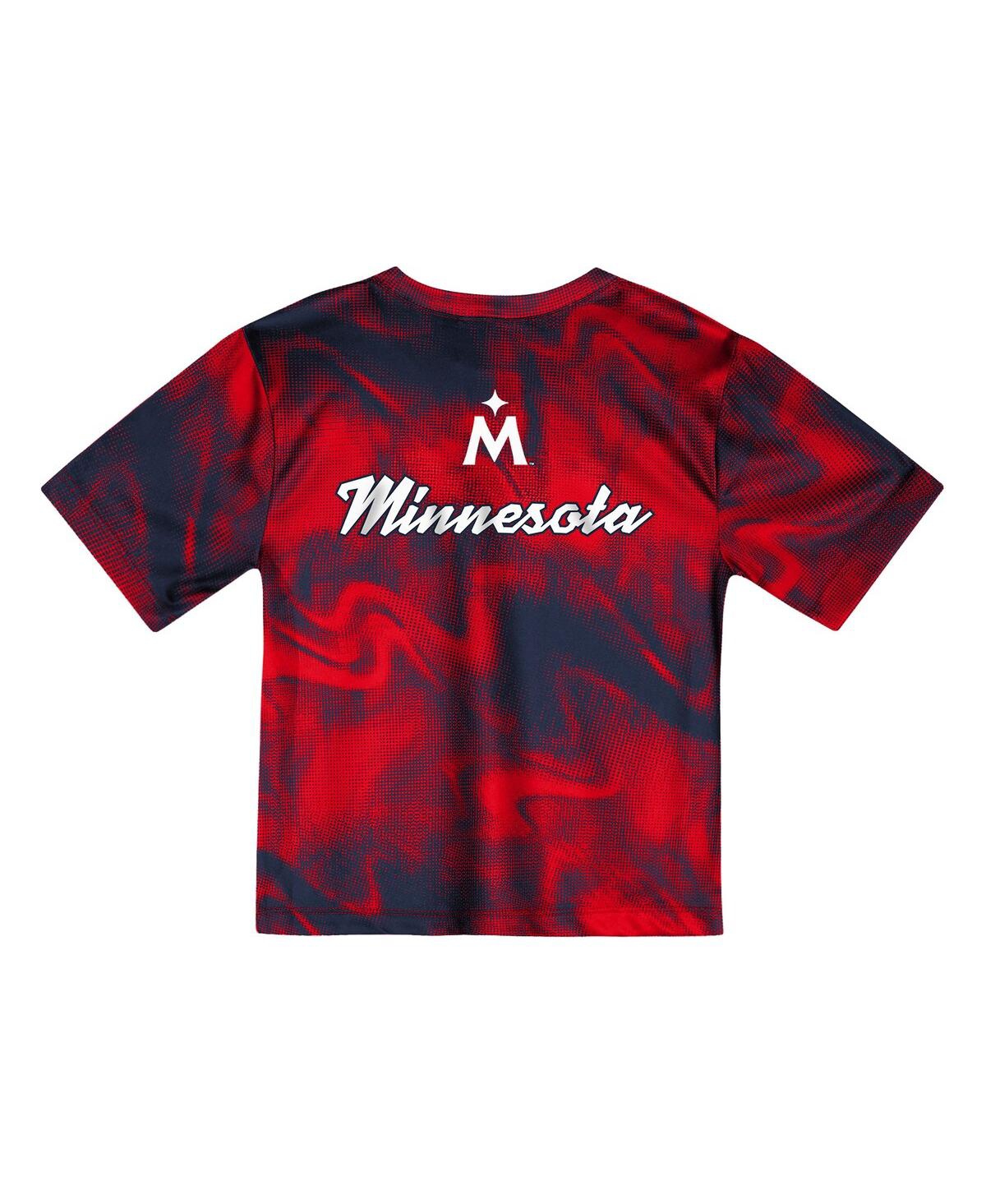 Outerstuff Preschool 2-piece Red Minnesota Twins Hitter Infielder Set In Red