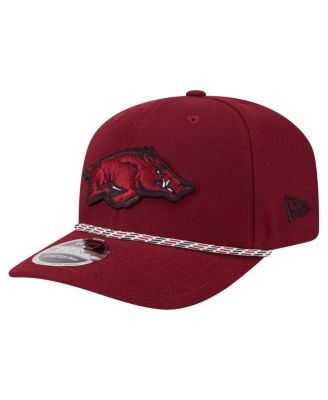New Era - Men's  Cardinal Arkansas Razorbacks Game Day Multi-Rope 9SEVENTY Stretch-Snap Hat
