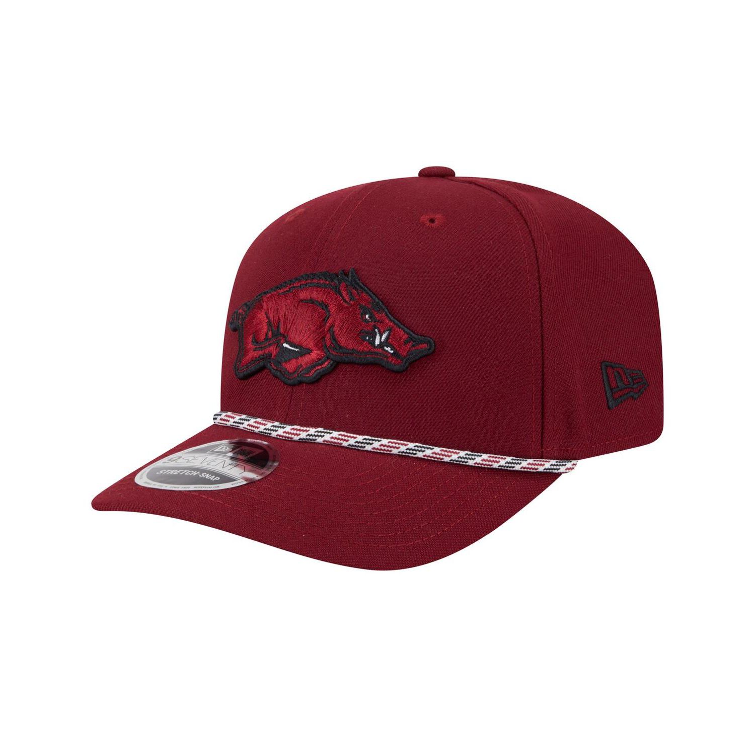 Men's Cardinal Arkansas Razorbacks Game Day Multi-Rope 9SEVENTY Stretch-Snap Hat
