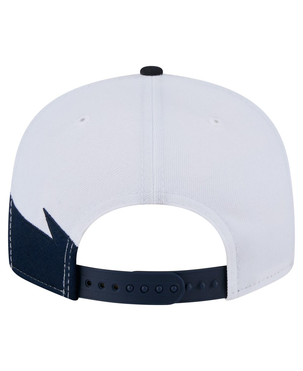 NEW ERA MEN'S NAVY/WHITE BOSTON RED SOX JAGGED 9FIFTY SNAPBACK HAT 