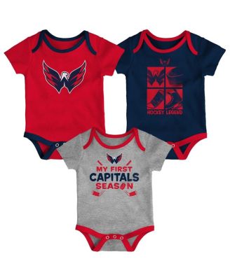 Outerstuff - Newborn Infant Washington Capitals Legend Three-Piece Bodysuit Set