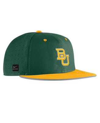 Men's Green Baylor Bears On-Field True Performance Baseball Fitted Hat