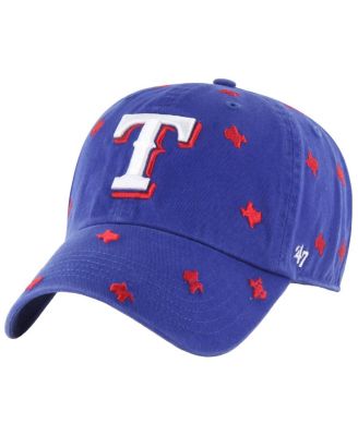 Women's Royal Texas Rangers Confetti Clean Up Adjustable Hat