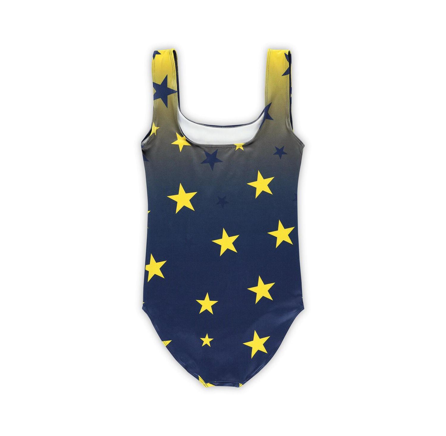 Big Boys and Girls Navy Michigan Wolverines Dance Leotard