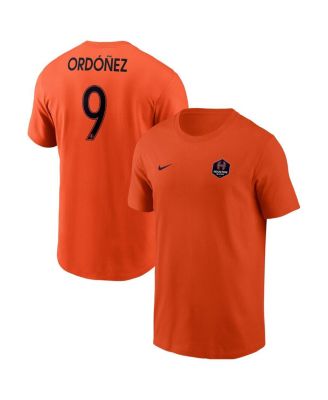 Nike - Men's Diana Ordonez Orange Houston Dash Core Crew Neck T-Shirt