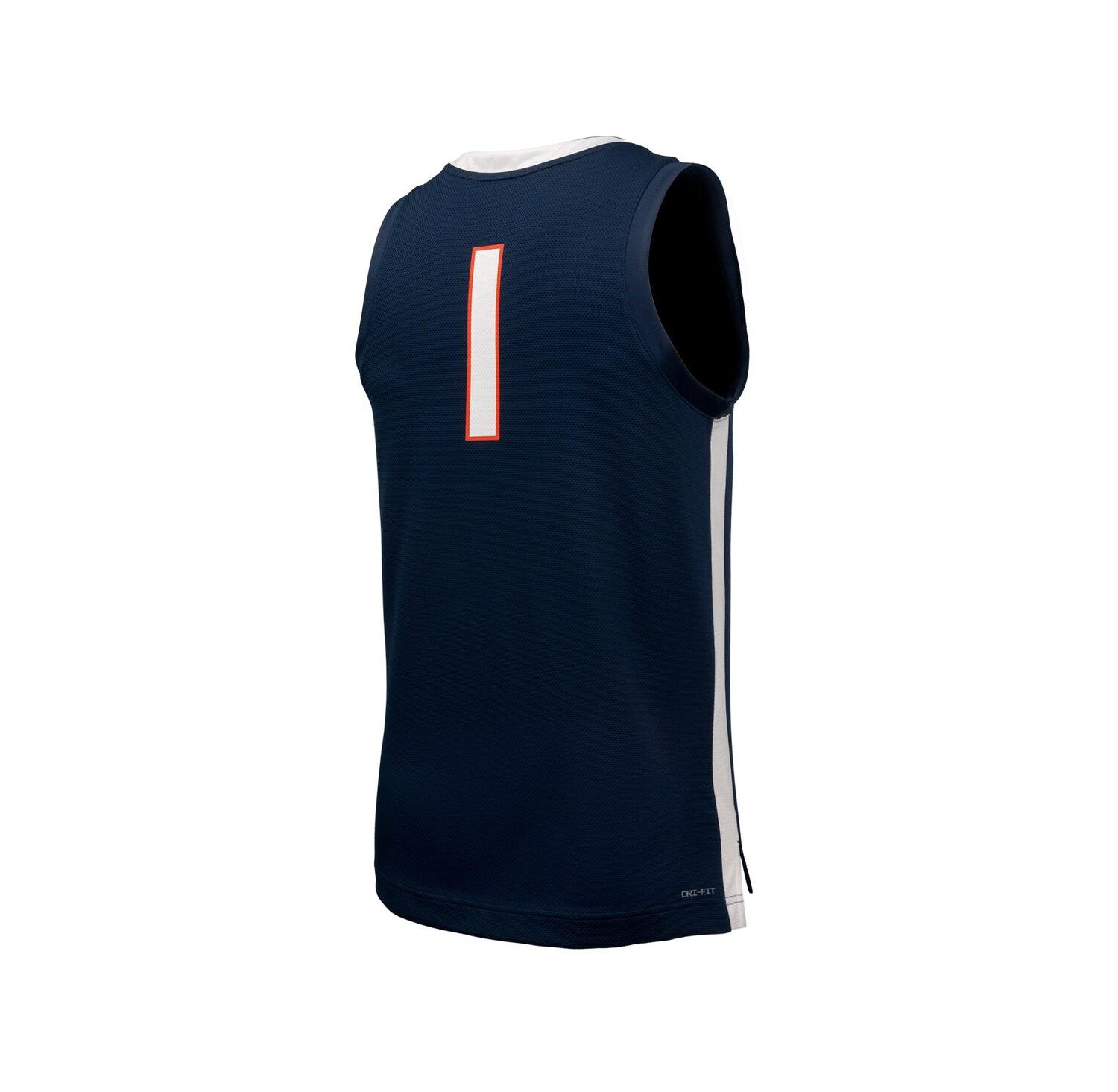Men's Navy Virginia Cavaliers Replica Basketball Jersey
