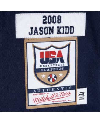 Men's Jason Kidd Navy USA Basketball 2008 Authentic Player Jersey