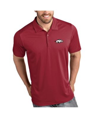Antigua - Arkansas Razorbacks  Tribute Polo Shirt - Cardinal