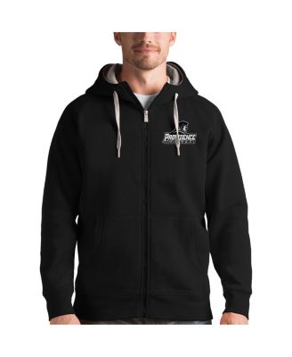 Antigua - Men's Black Providence Friars Victory Full-Zip Hoodie