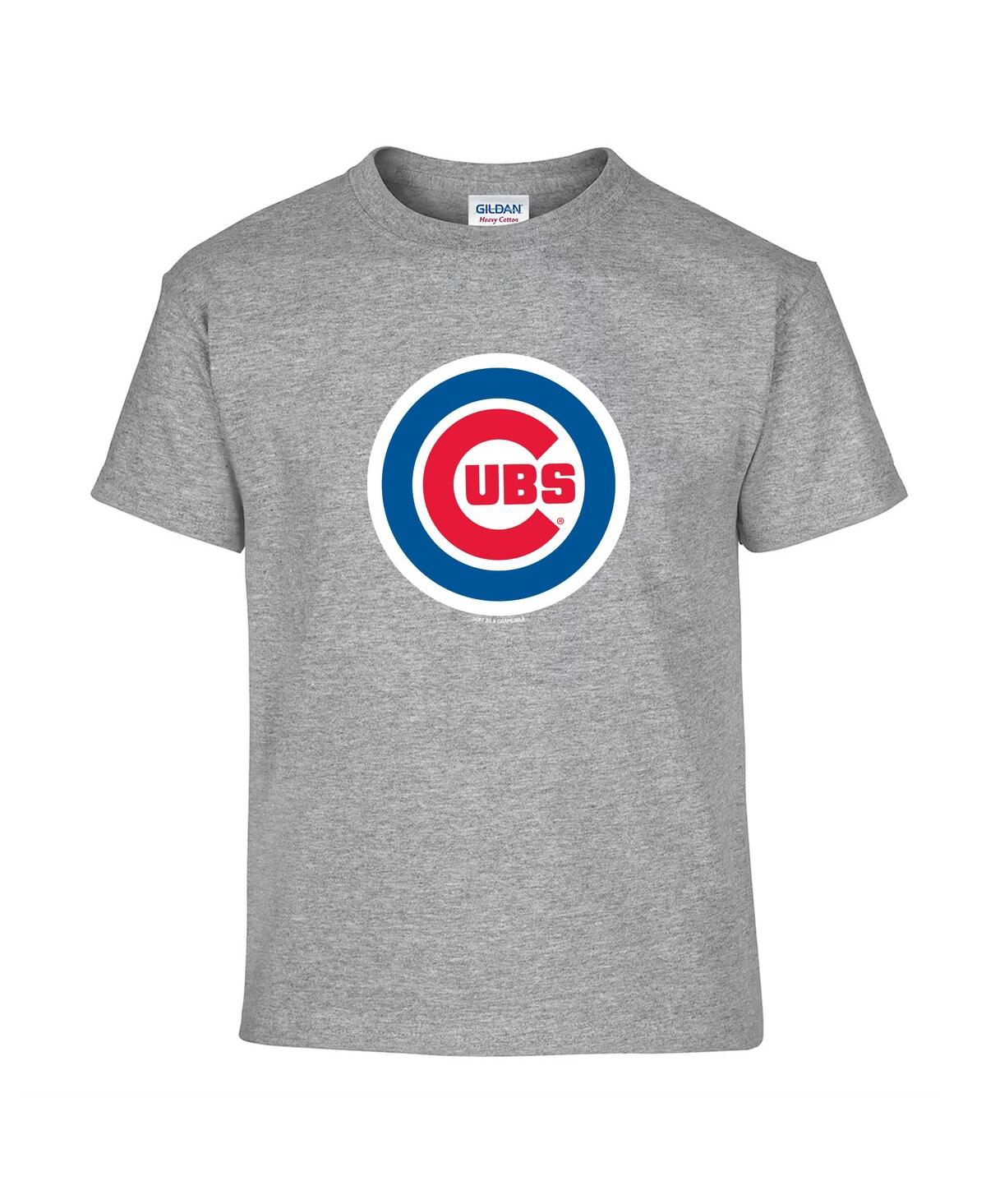 Soft As A Grape Big Boys And Girls Royal/gray Chicago Cubs T-shirt, Set Of 2 In Blue