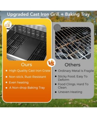 Gas Grill,Heavy-Duty Stainless Steel BBQ Grill,4 Burner Gas Grill with Side Burner,42000 BTU Propane Gas Grill for Outdoor Cooking,Barbecue,Garden and Patio Backyard