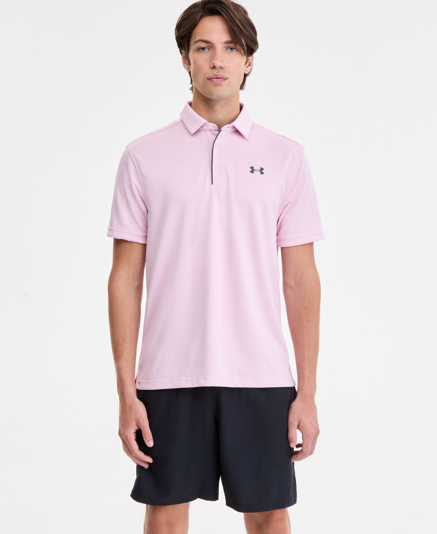 Tech Polo Shirt, Woven Shorts & Sneakers