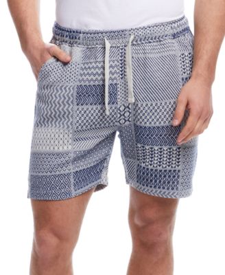 Weatherproof Vintage - Men's Jacquard Knit Patchwork 6" Shorts
