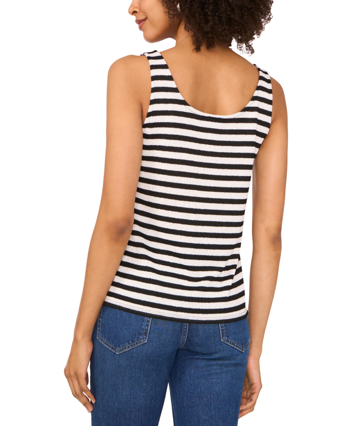 Vince Camuto Stripe Sweater Tank In Multi