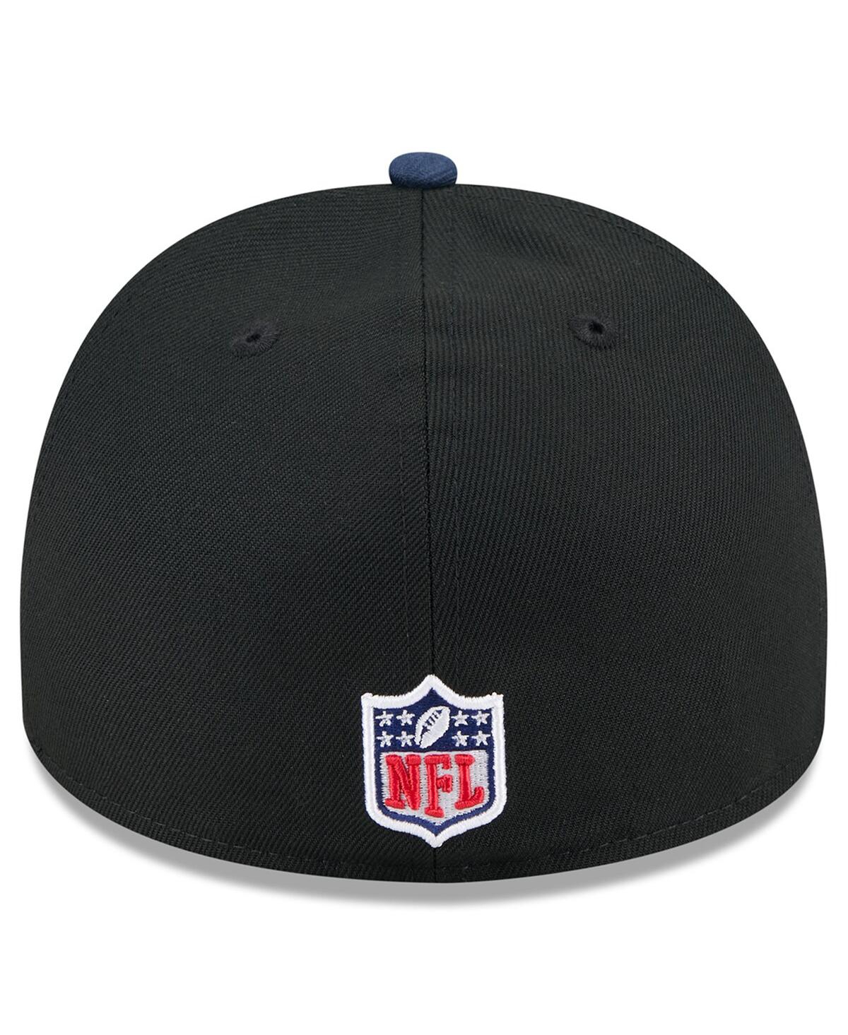 New Era Men's Black/navy Tennessee Titans 2025 Nfl Draft On Stage A-frame 59fifty Fitted Hat In Black,navy