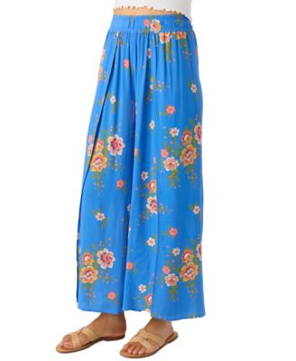 Juniors' Tamara Rio Floral-Print Woven Pants