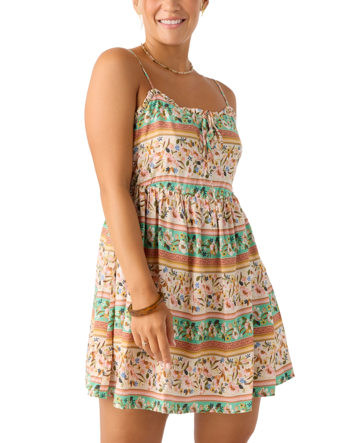O'neill Delena Floral Minidress In Multi