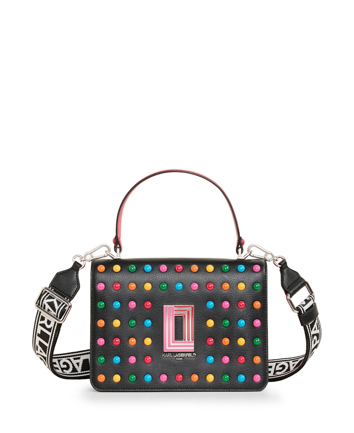Karl Lagerfeld Simone Flap Crossbody In Multi