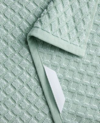 Honeycomb Chambray Textured Cotton Kitchen Towel Set, 16" x 28"