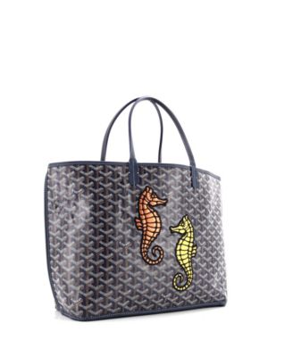 PM Anjou Reversible Tote Embroidered Coated Canvas