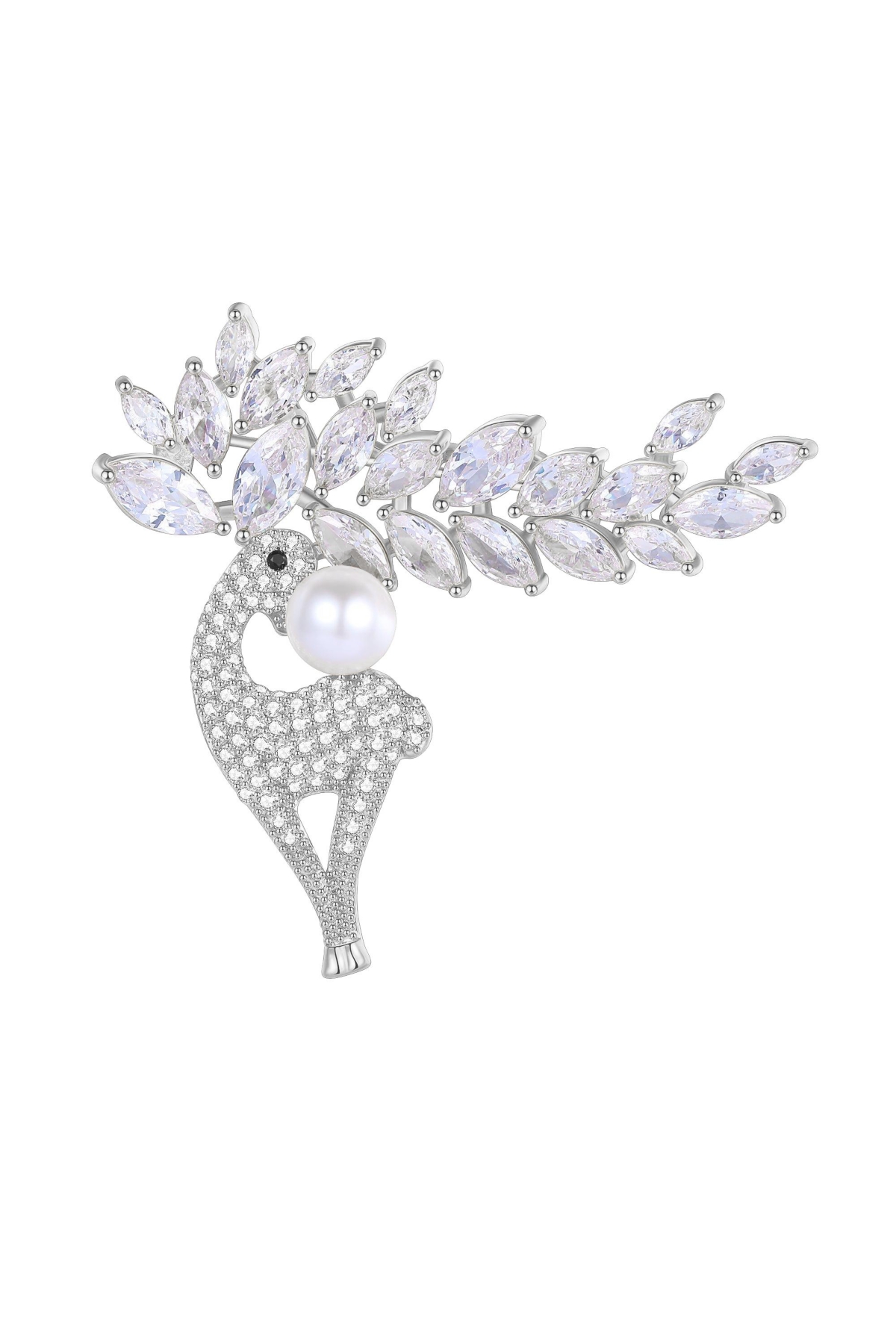 Sophie Molten Eternity Stackable Ring - Silver