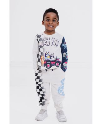 Baby Boys Henley T-Shirt and French Terry Pants