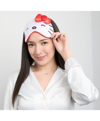 Sleep Mask Official License, Satin Eye Mask for Sleeping with 3D Bow, Sanrio Gifts