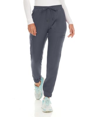 Women's Seven Pocket Cargo Scrub Pants Joggers with 4-Way Stretch