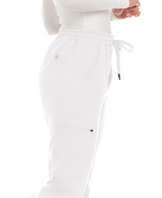 Women's Seven Pocket Cargo Scrub Pants Joggers with 4-Way Stretch