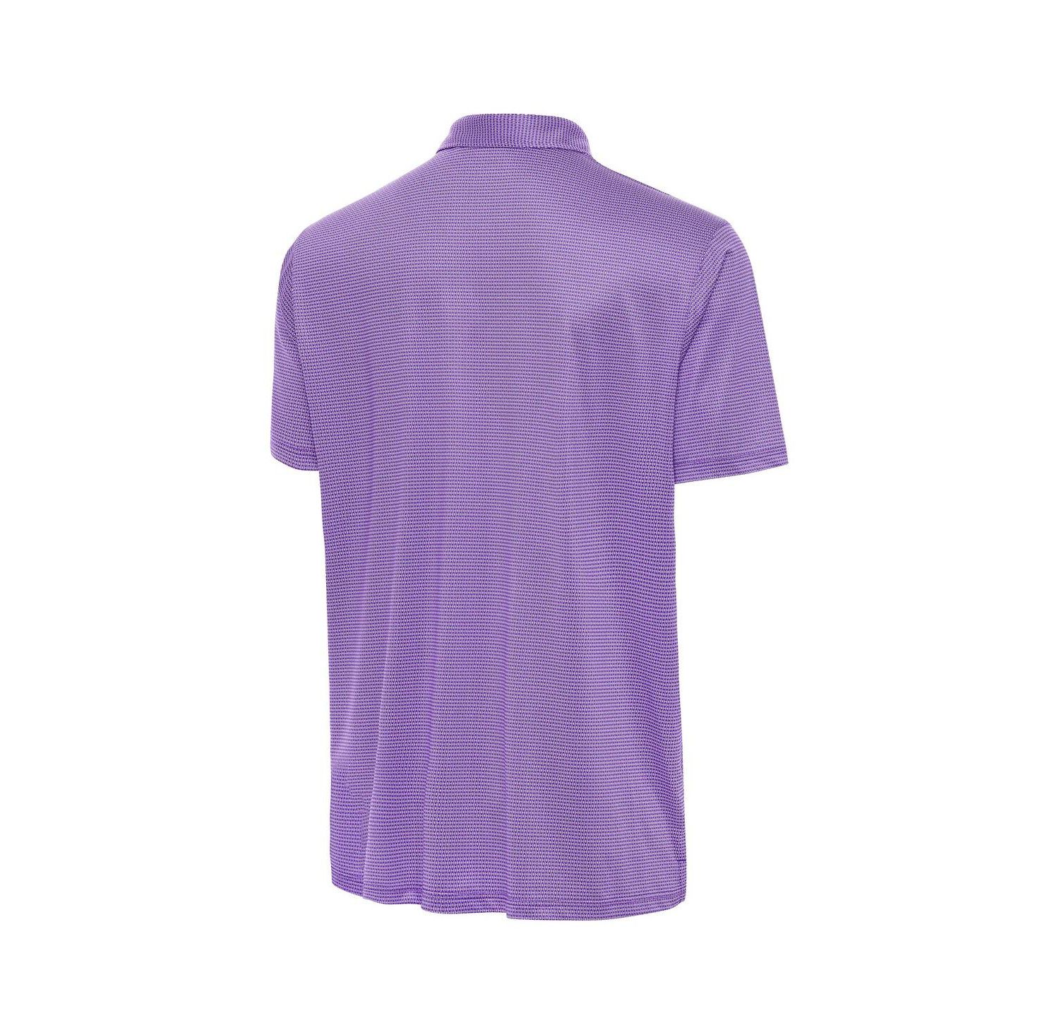 Men's Purple Clemson Tigers Golfer Rings Tribute Polo Shirt