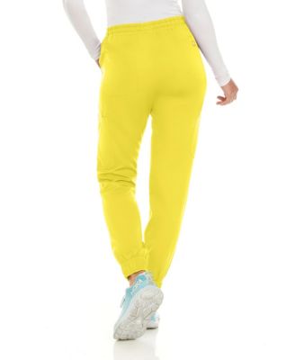 Women's Seven Pocket Cargo Scrub Pants Joggers with 4-Way Stretch