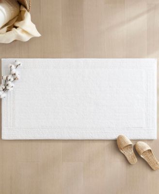 Splendor Reversible Tufted Cotton Bath Rug, 17" x 24"
