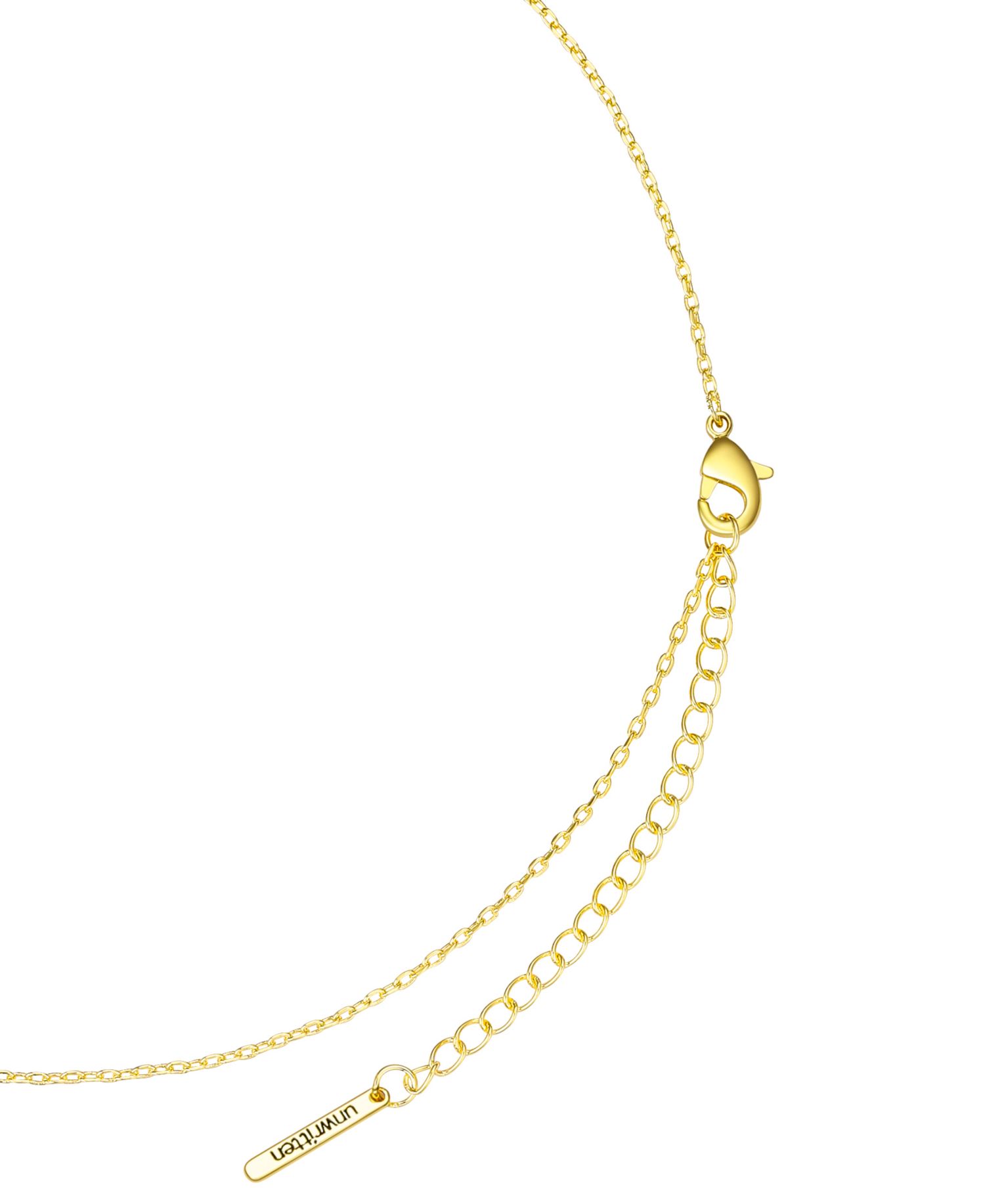 Cubic Zirconia and Mother of Pearl Clover Necklace Set