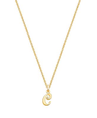Tiny Blessings Girls Childrens 14K Gold Diamond Initial 12-14 Necklace - 14k gold - c 625$