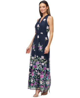 Women's Dassie Floral V-Neck Tie-Waist Gown