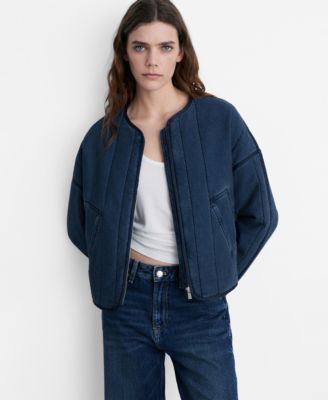 MANGO - Women's Zipper Cotton Jacket