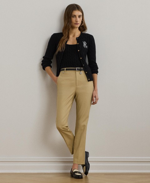 Женские брюки Lauren Ralph Lauren Double-Faced Stretch Cotton Pant