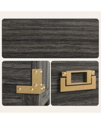 36" Bathroom Vanity with Motion Sensor Light, Wood Bathroom Vanity