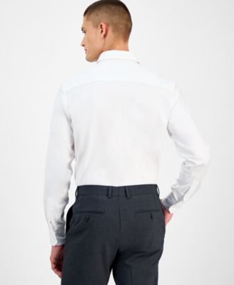 Men's Slim-Fit Herringbone Dress Shirt, Exclusively at Macy's