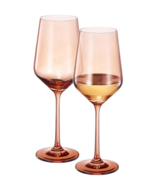 Contemporary Wine Glasses, Set of 2