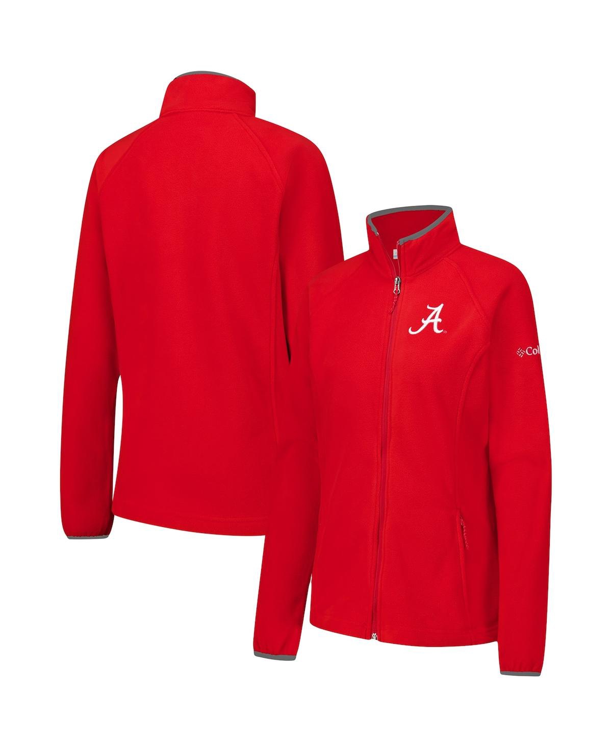Women's Crimson Alabama Crimson Tide Give Go Ii Fleece Full-Zip Jacket - Crimson