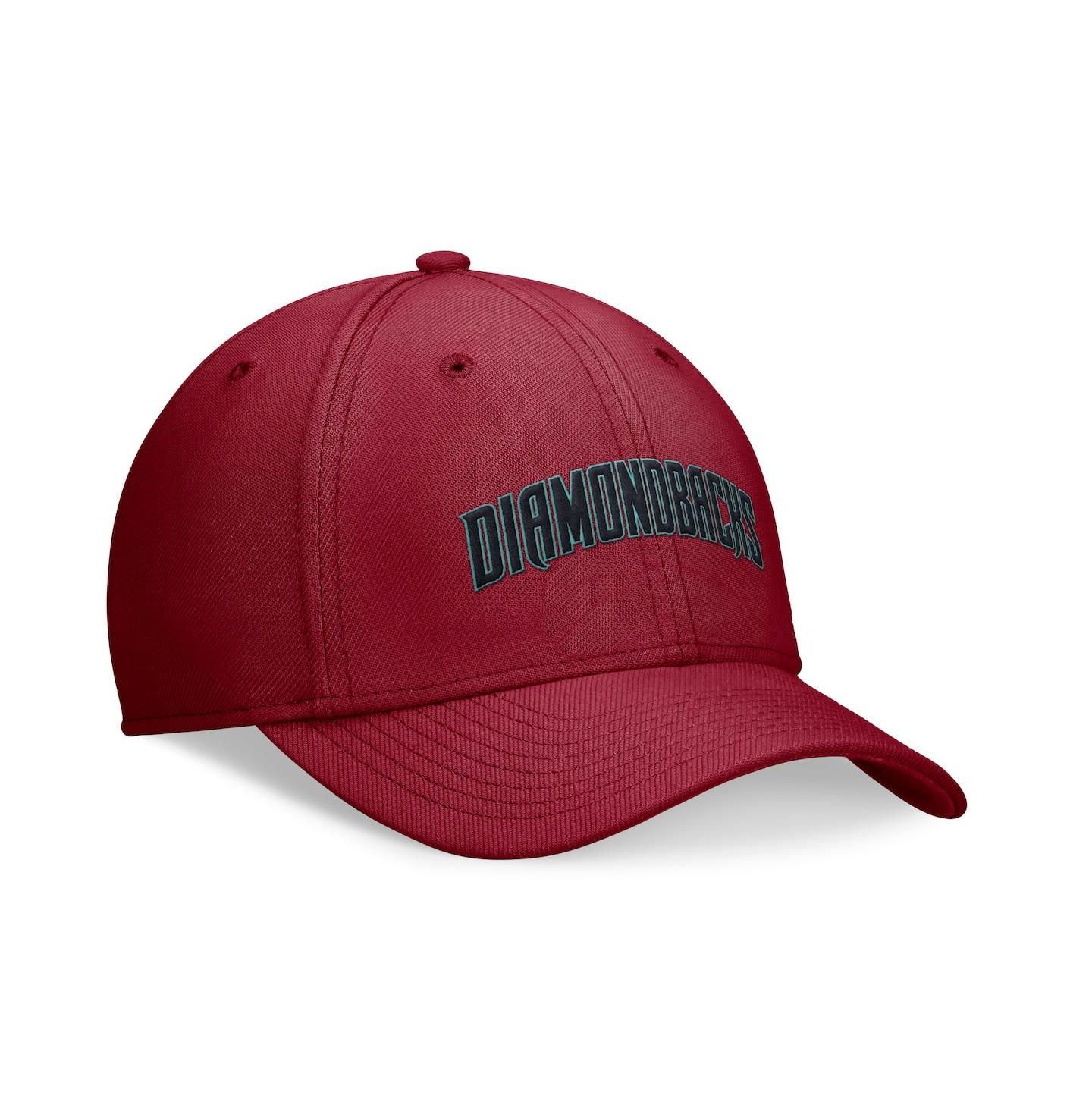 Мужская кепка Nike Red Arizona Diamondbacks Performance Flex Hat — фото 2