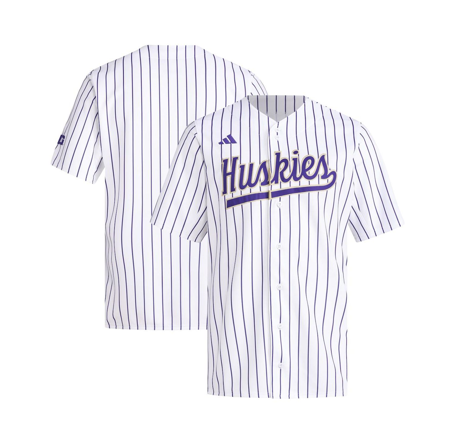 Men's White Washington Huskies Replica Baseball Jersey