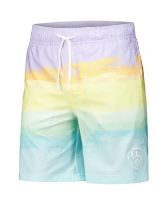 Men's Milwaukee Brewers Perfect Game Volley Board Shorts