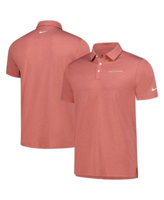 Nike - Men's Athletic Heather Red 2025 THE PLAYERS Tour Heather Performance Polo Shirt