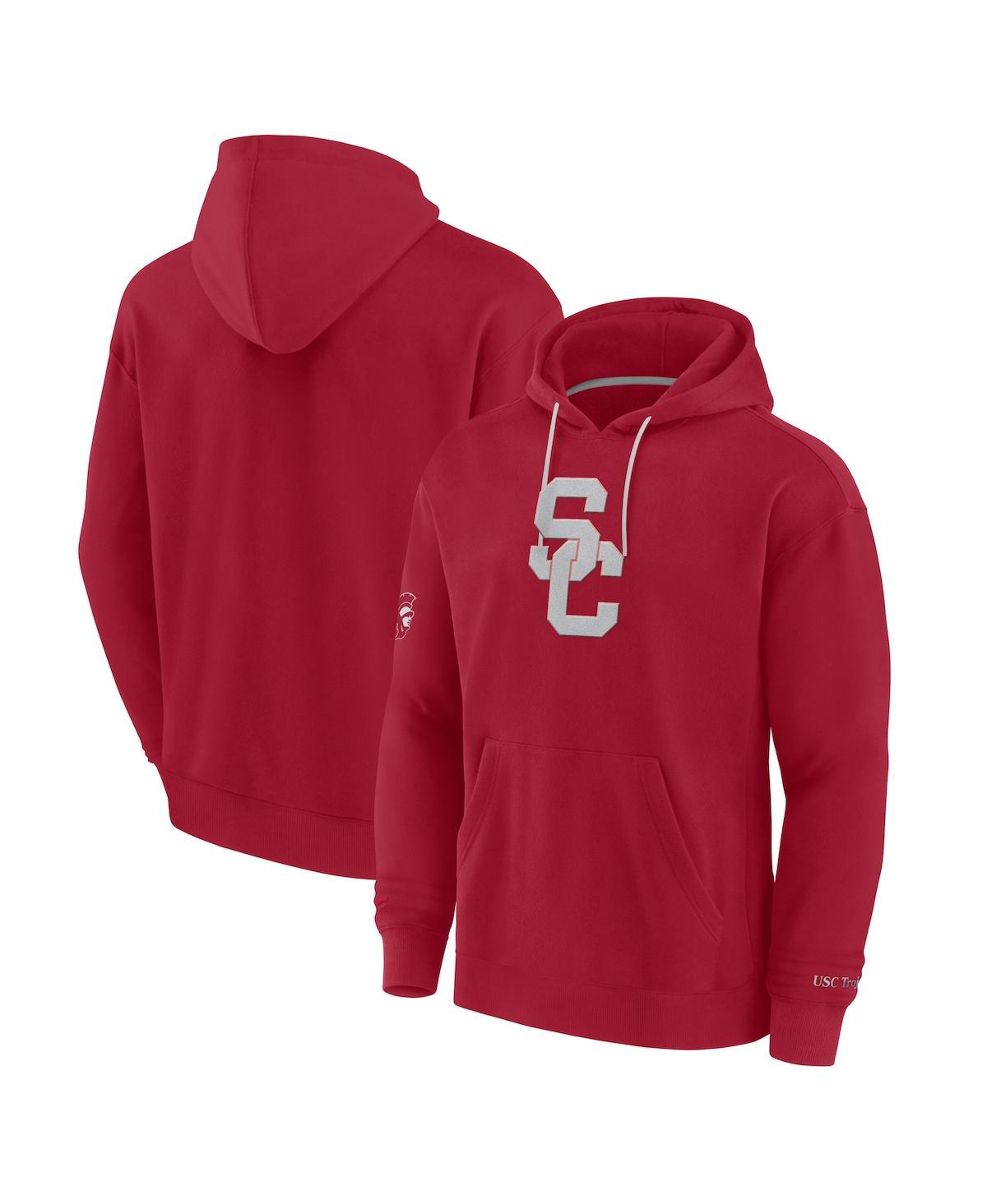 Fanatics Men's Cardinal Usc Trojans Pace Pullover Hoodie In Cardinal