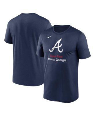 Nike - Men's Navy Atlanta Braves Stadium Legend Performance T-shirt
