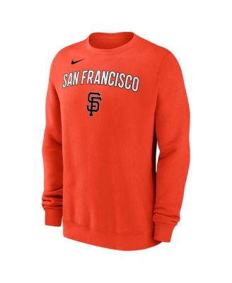 Men's Orange San Francisco Giants Pullover Sweatshirt