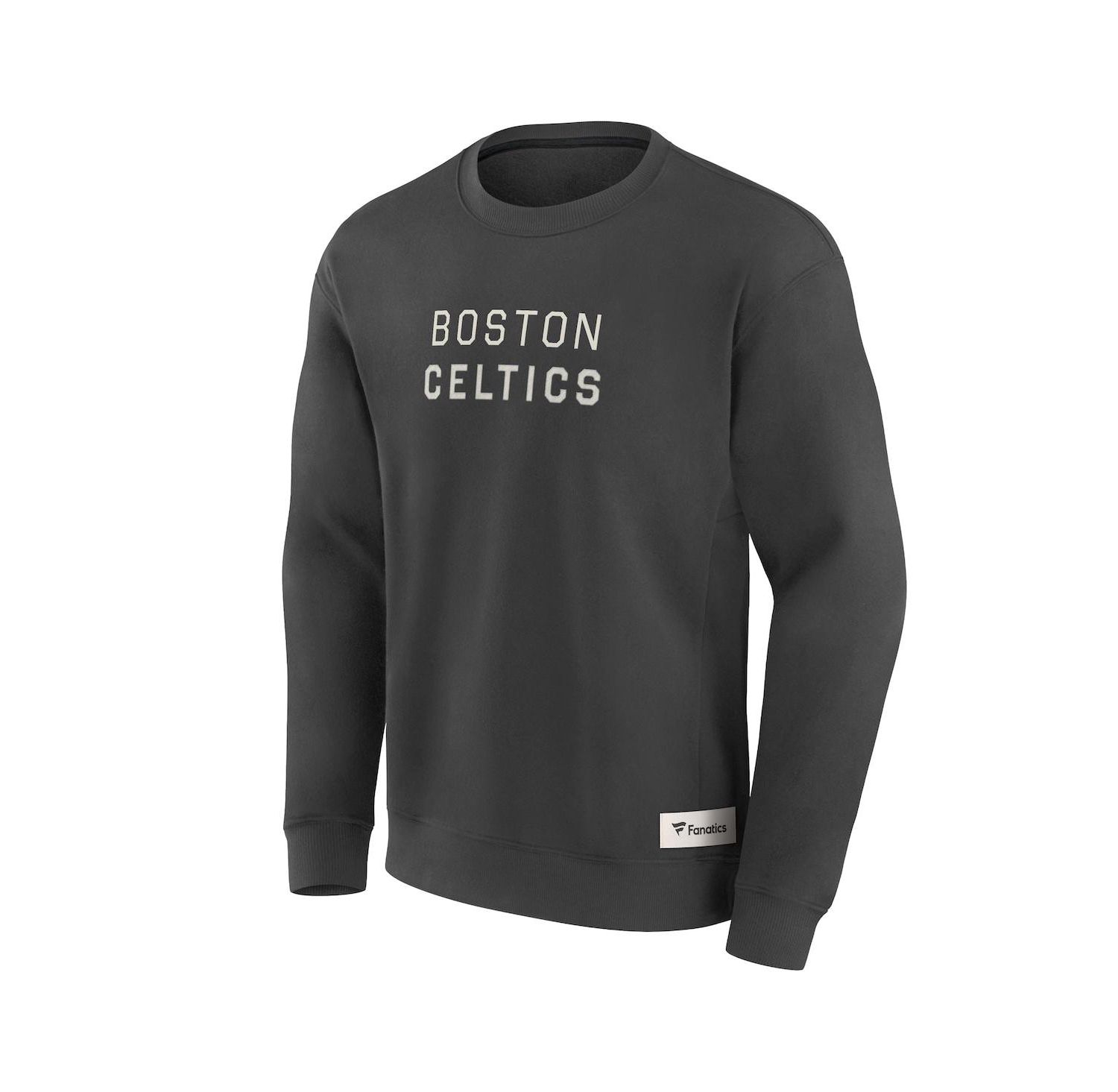 Men's Gray Boston Celtics Elements Future Ground Lettering Pullover Sweatshirt