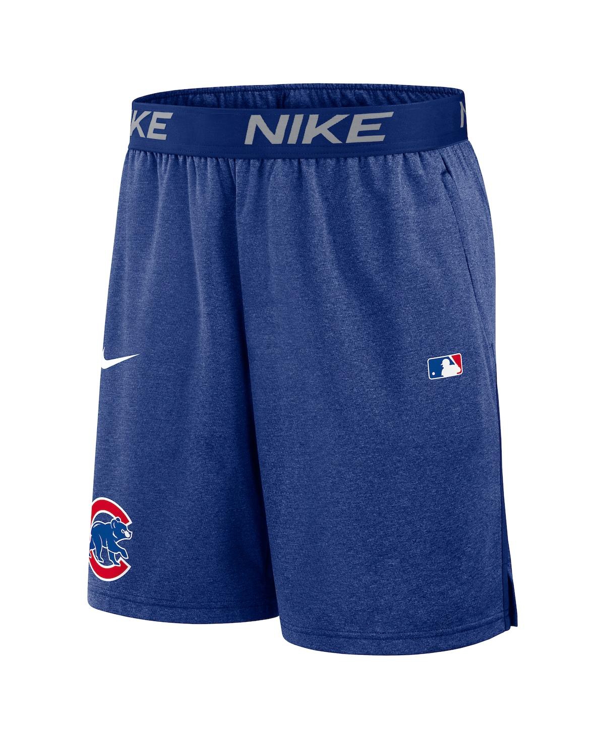 Nike Men's Royal Chicago Cubs Authentic Collection Performance Knit Shorts In Royal